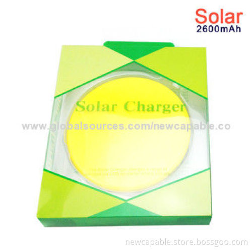 2,600mAh Mini Microsoft's Windows Solar Power Bank with Li-polymer Battery